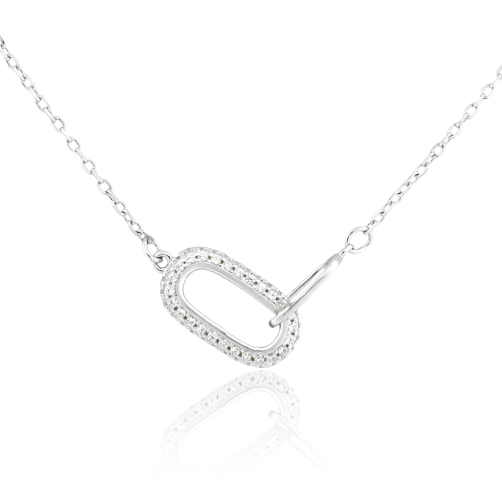 Linked Light Pendant Necklace