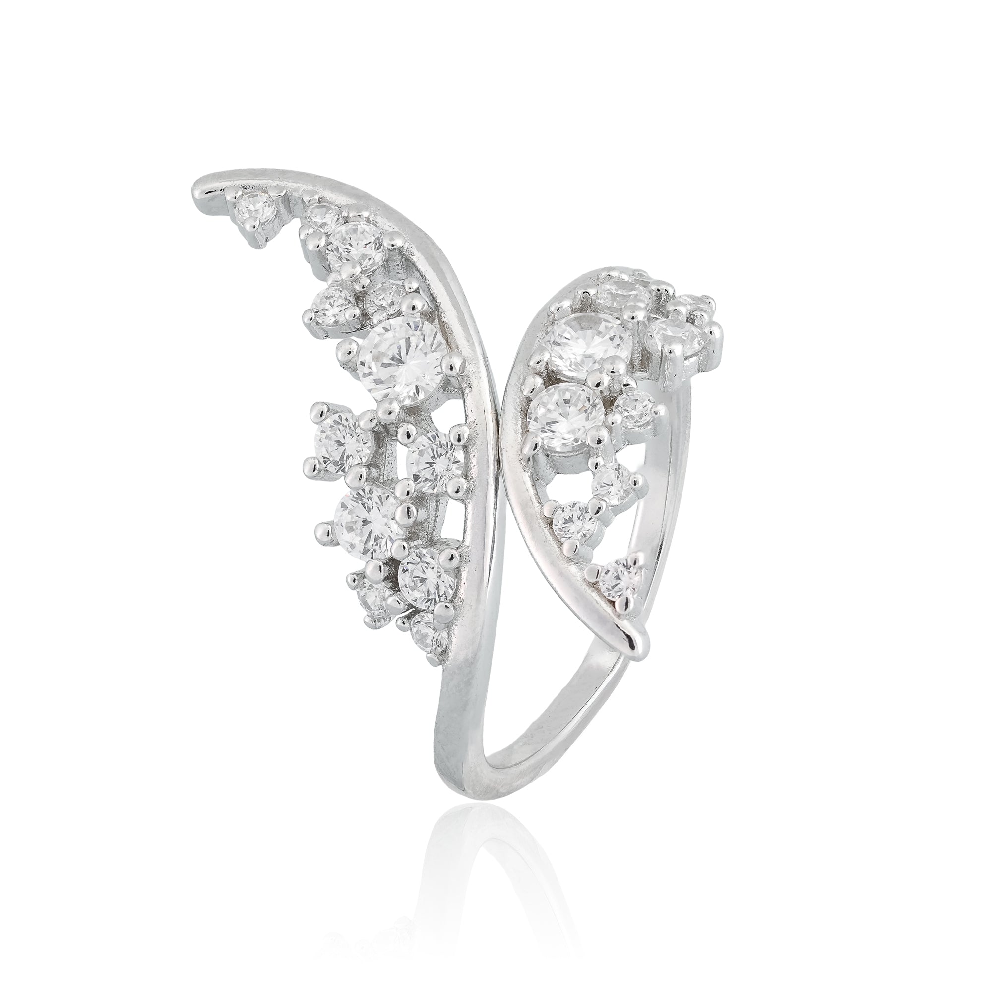 Leaf Sparkle Ring