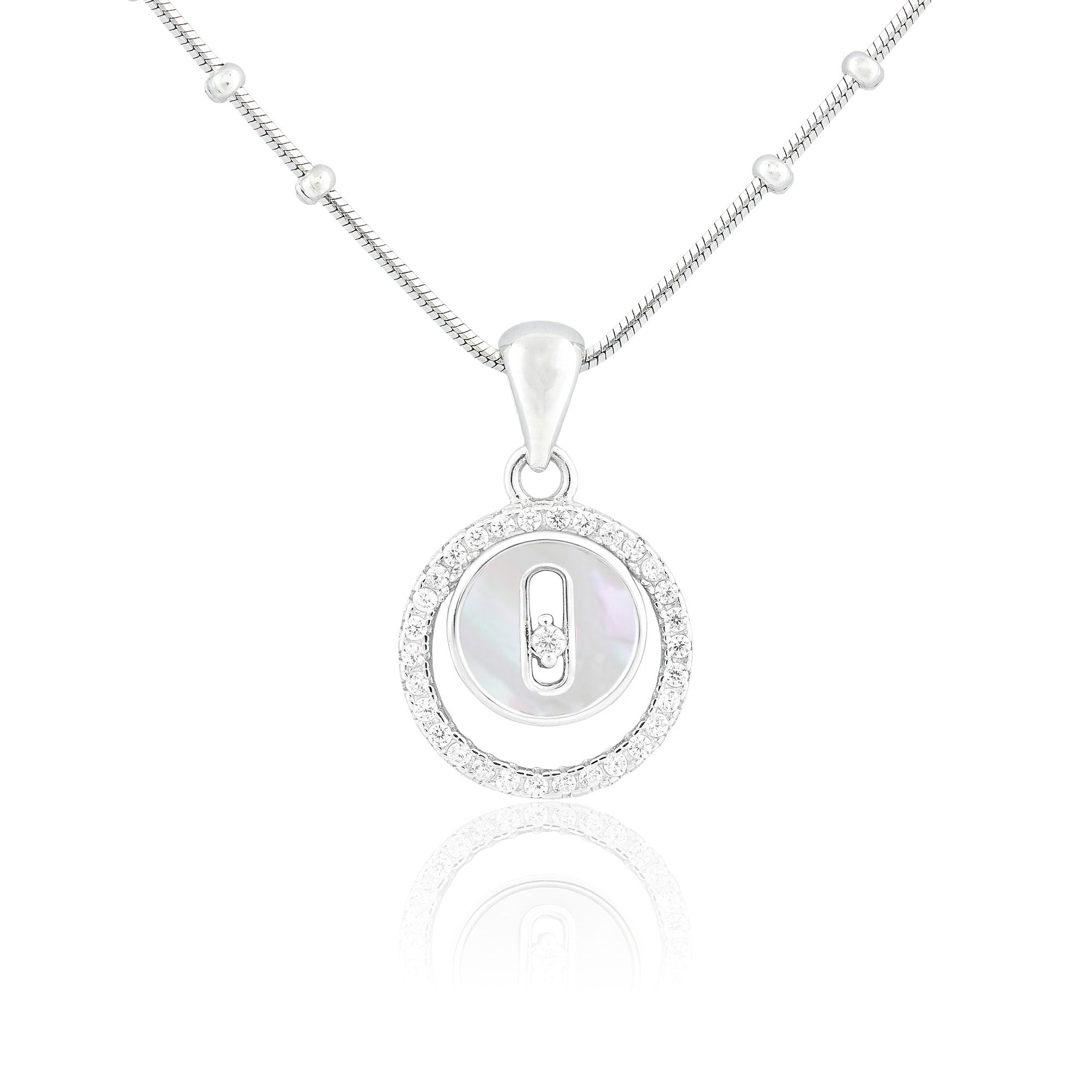 Halo Loop Pendant Necklace