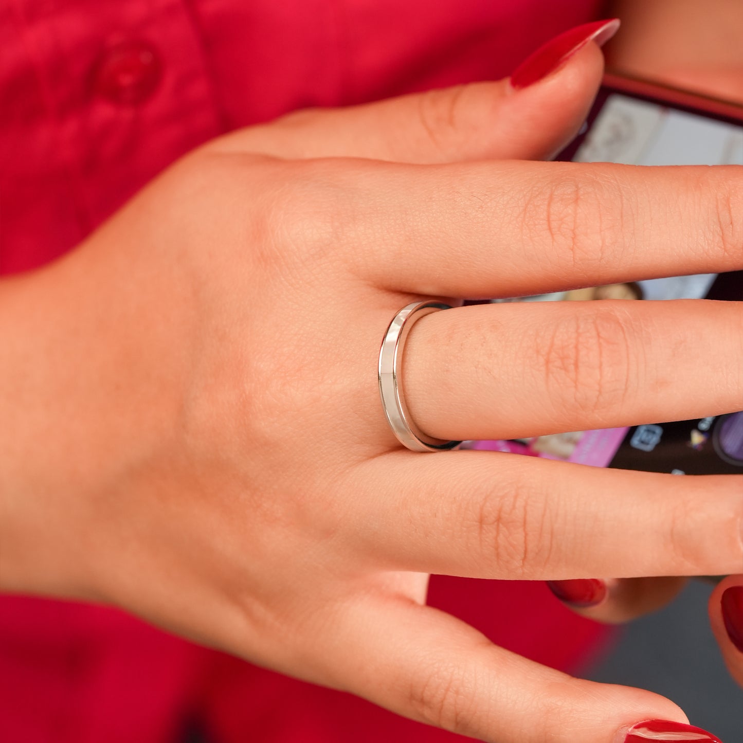 Silver Band Ring