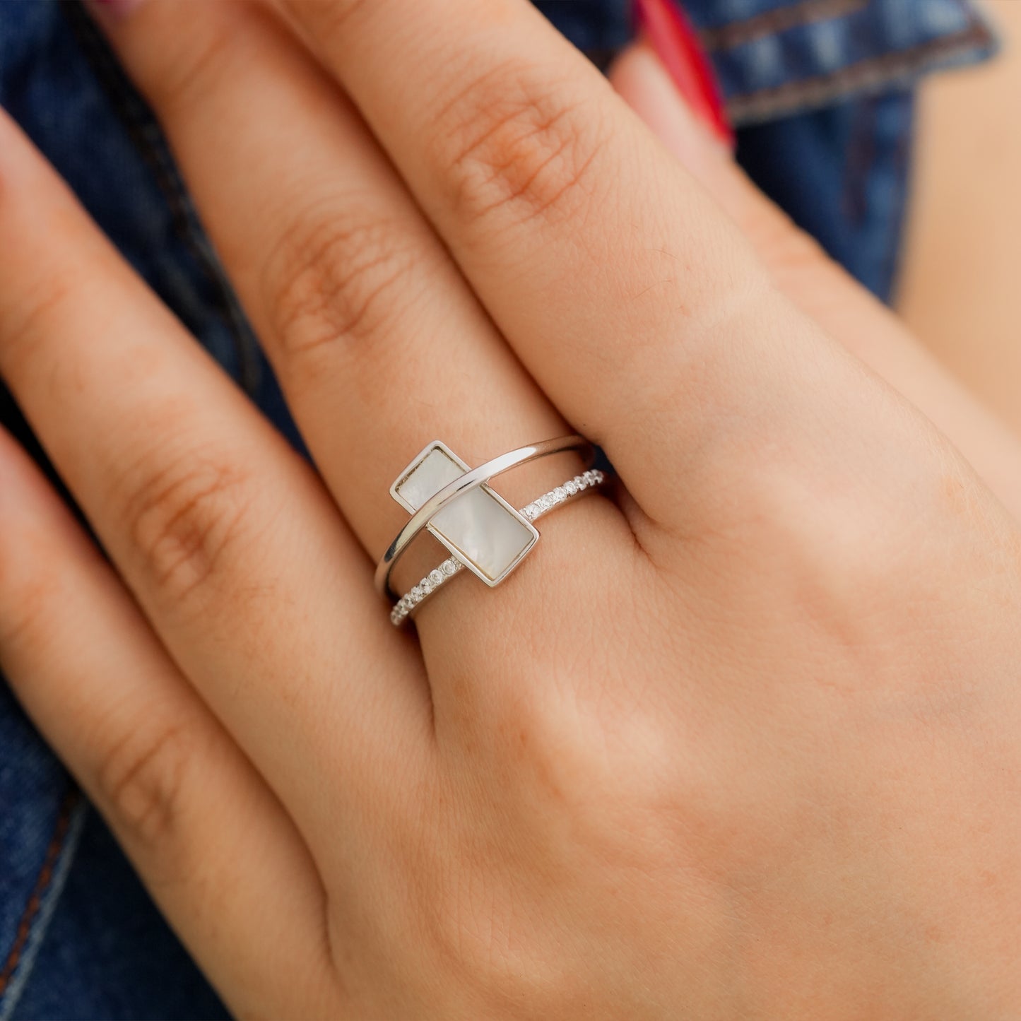Ivory Edge Ring