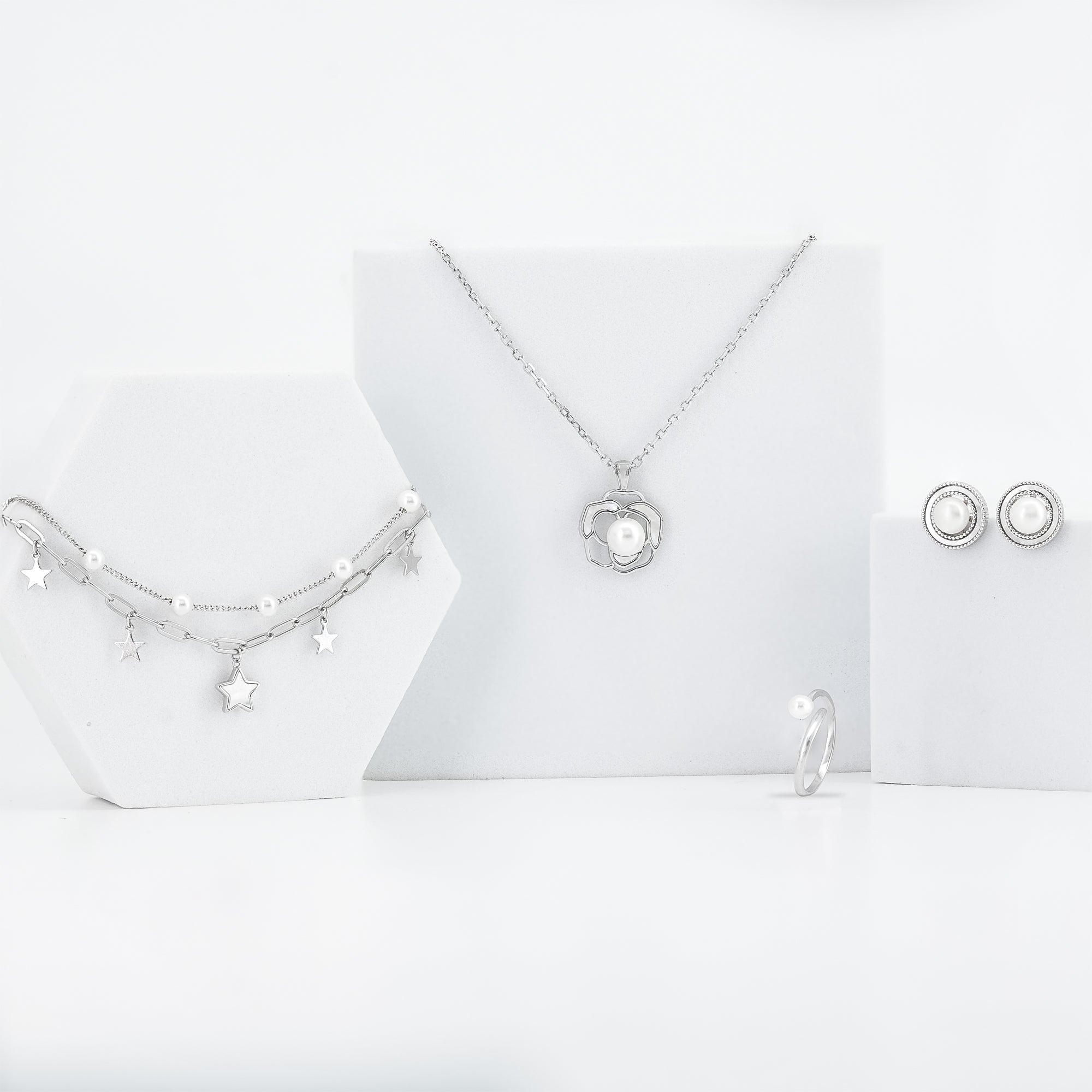 Starlit Bloom Jewelry Set