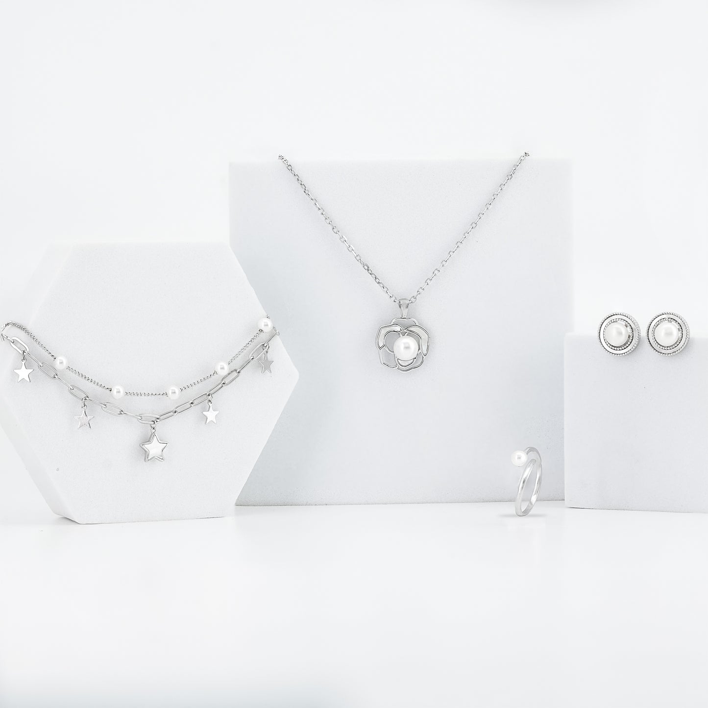 Starlit Bloom Jewelry Set