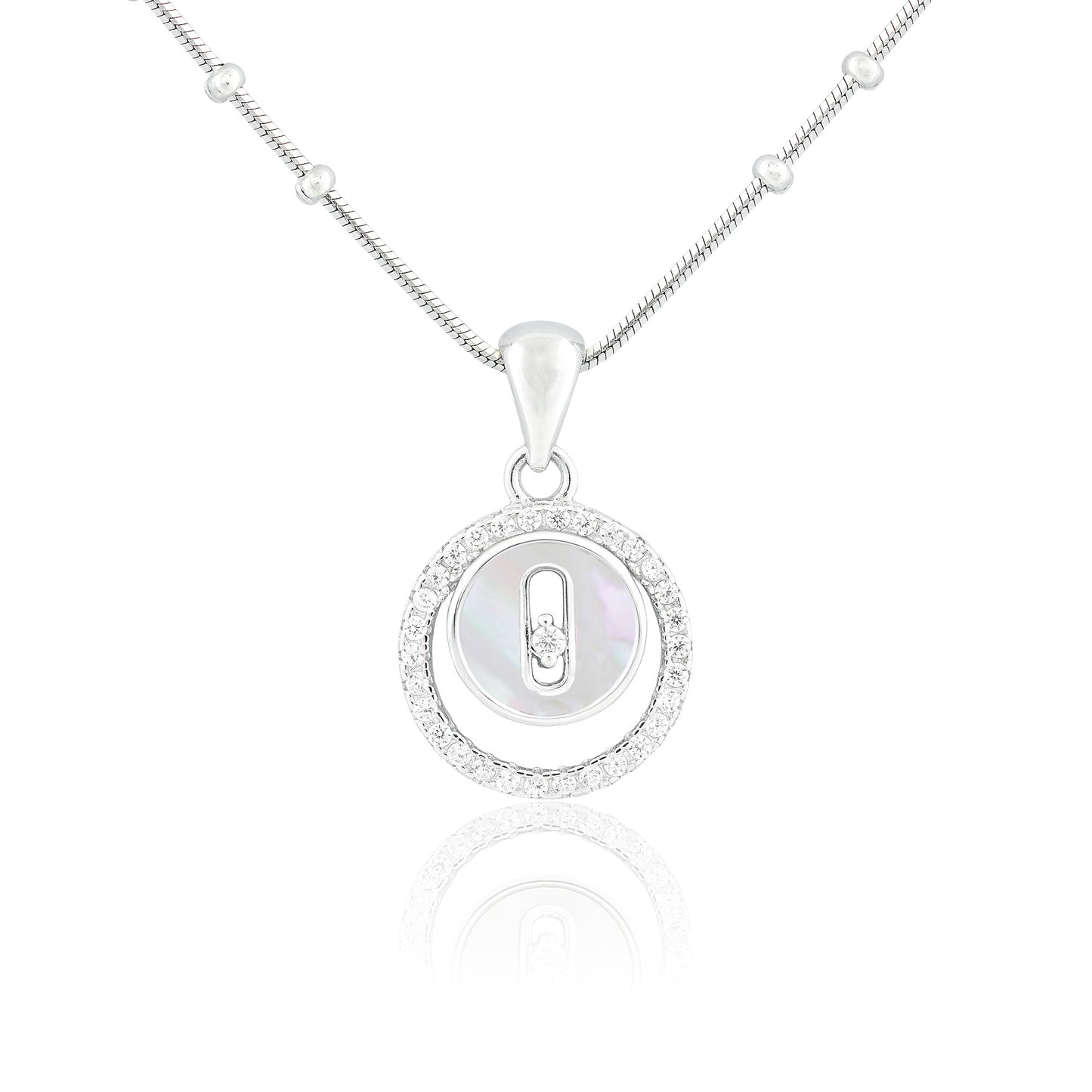 Halo Loop Pendant Necklace