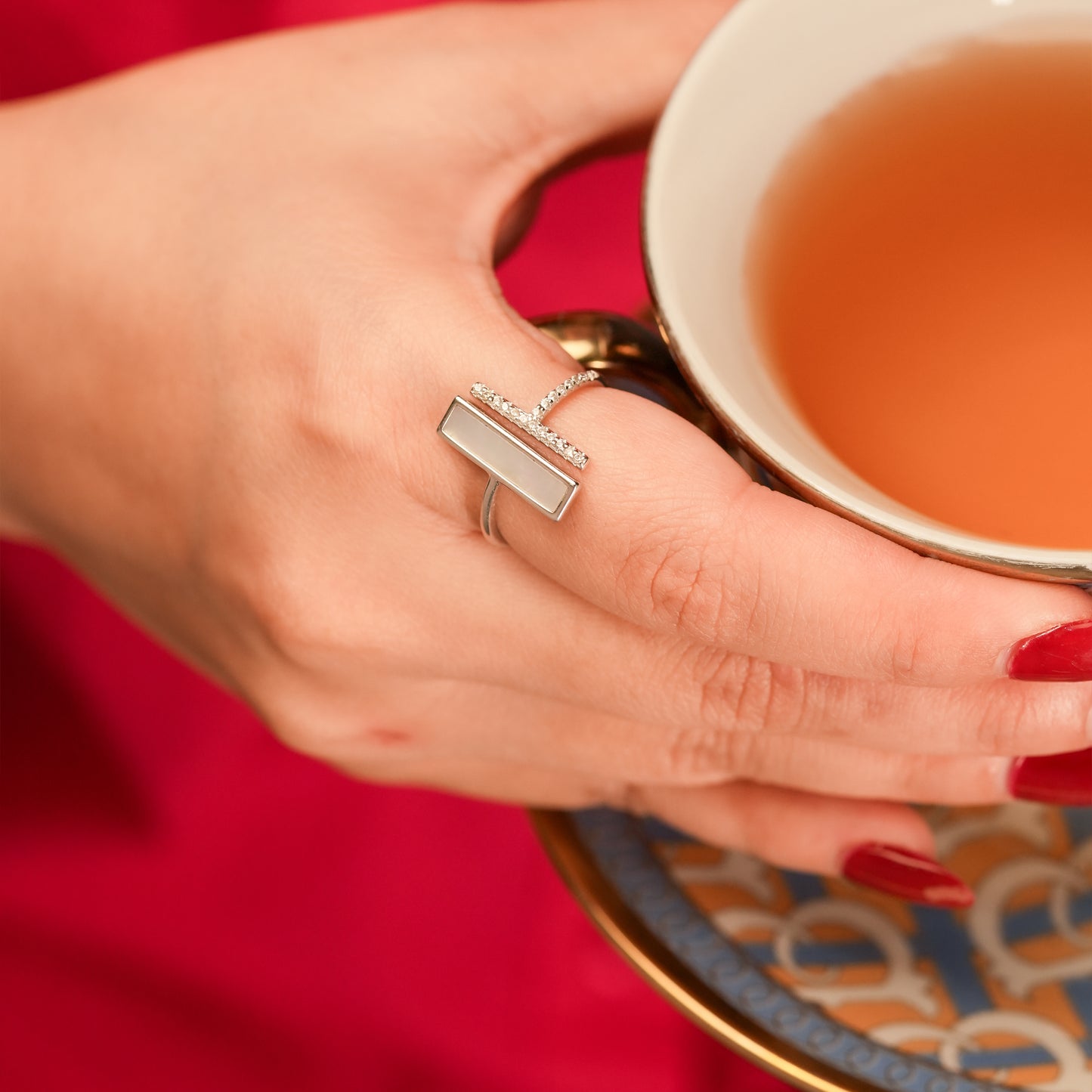 Silver Axis Ring