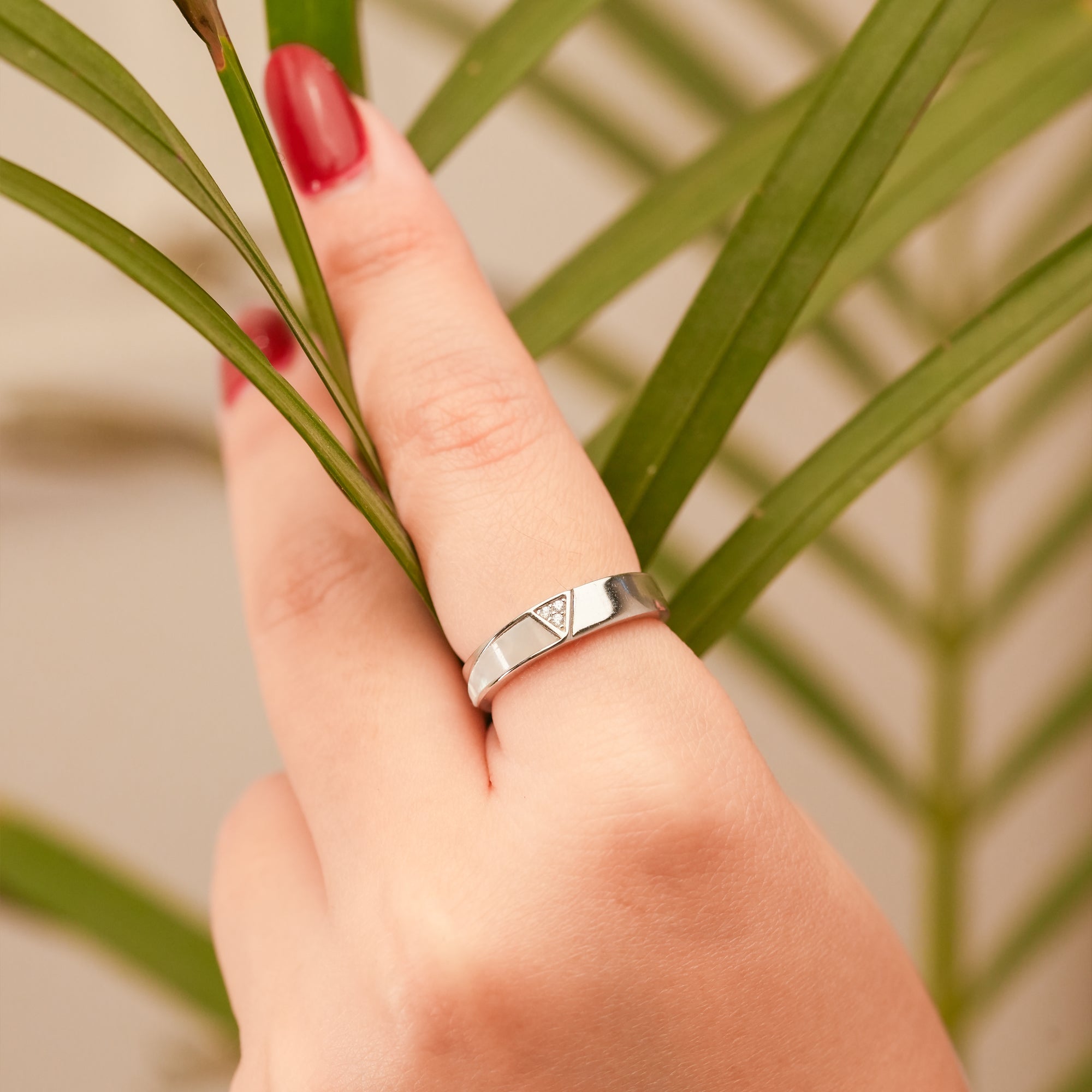 Silver Glint Ring