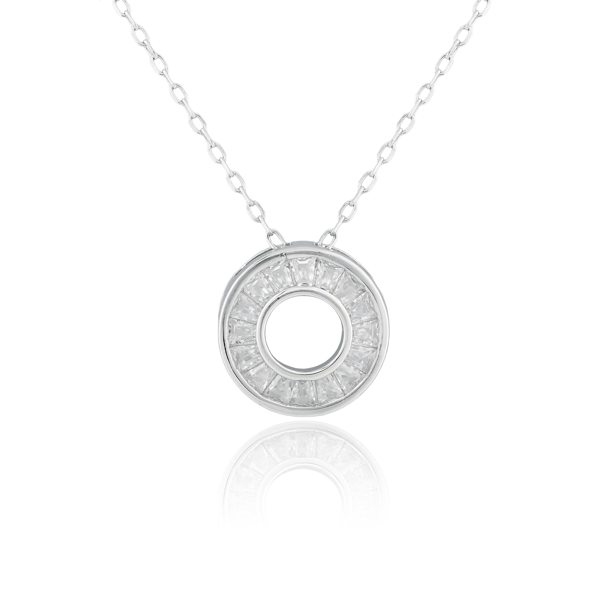 Infinity Ring Pendant Necklace