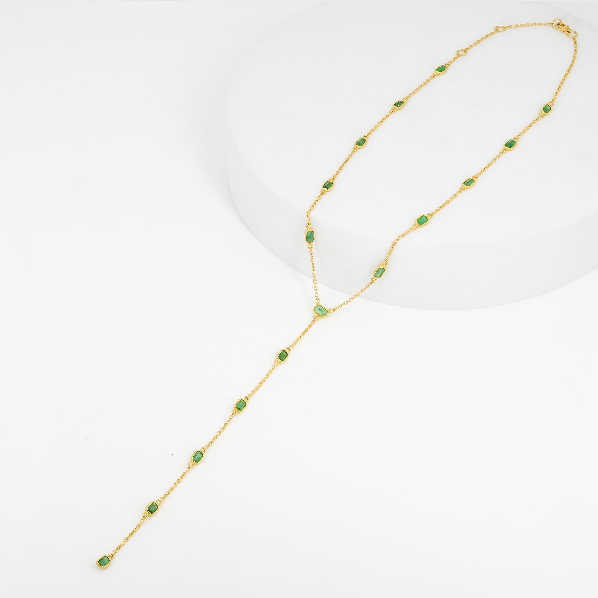 IHA Fine Jewellery Emerald Lariat Y Chain Necklace – Shop Online Collection
