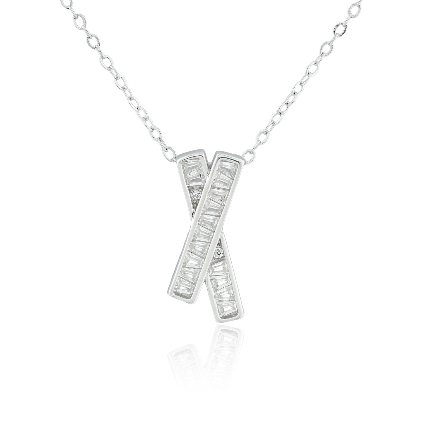 Lustre Cross Necklace