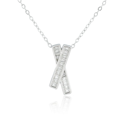 Lustre Cross Necklace