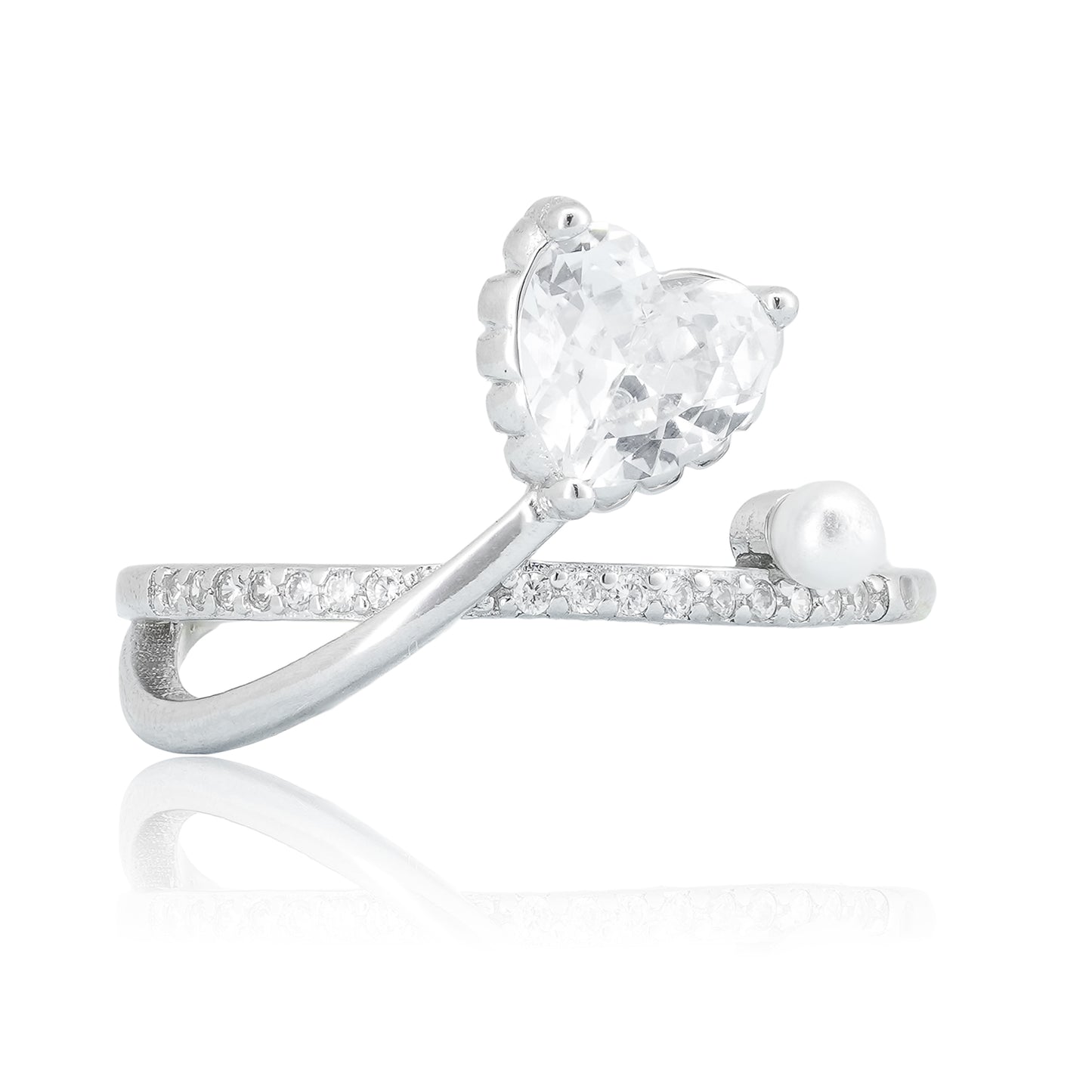 Serene Heart Ring