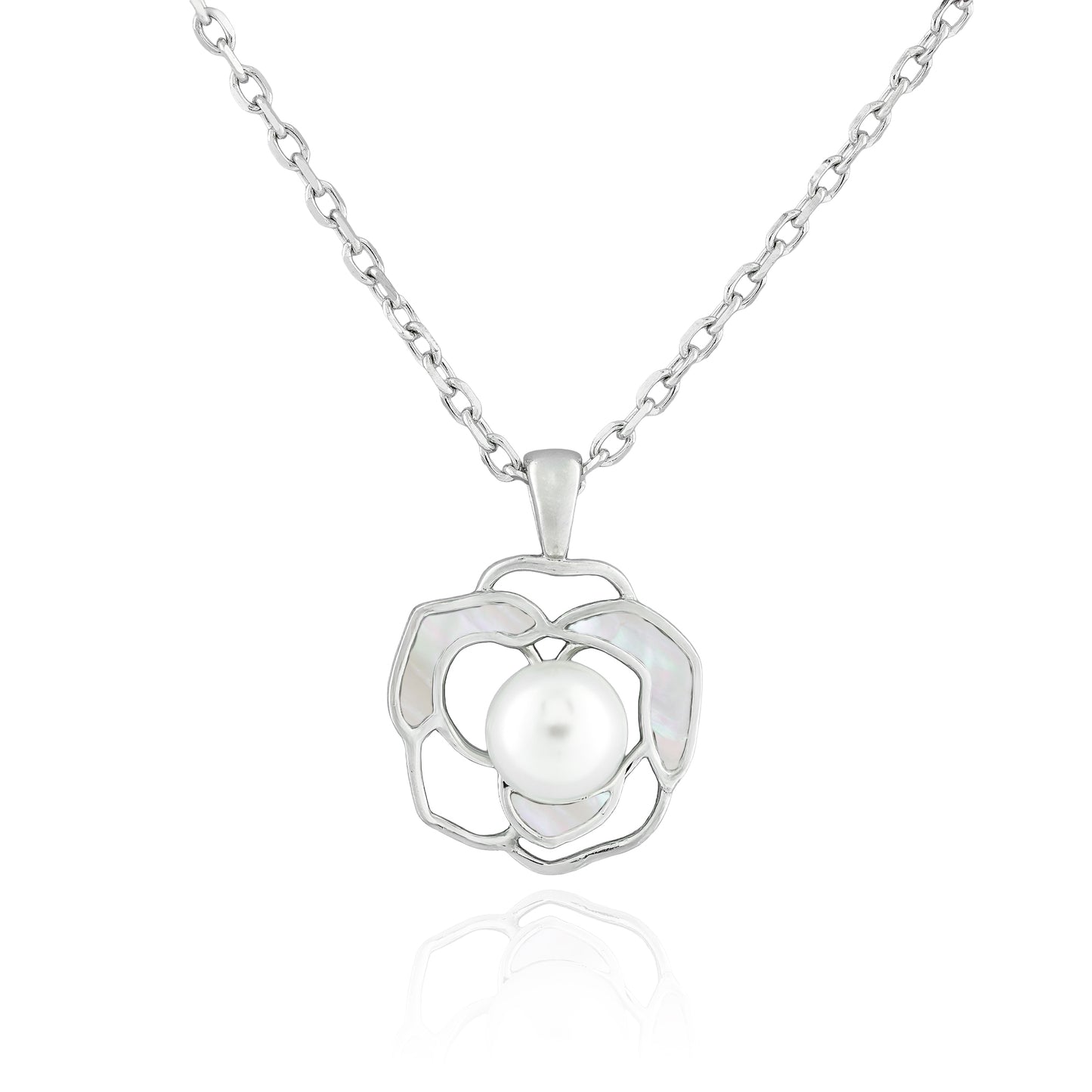 Petal Pearl Bloom Necklace