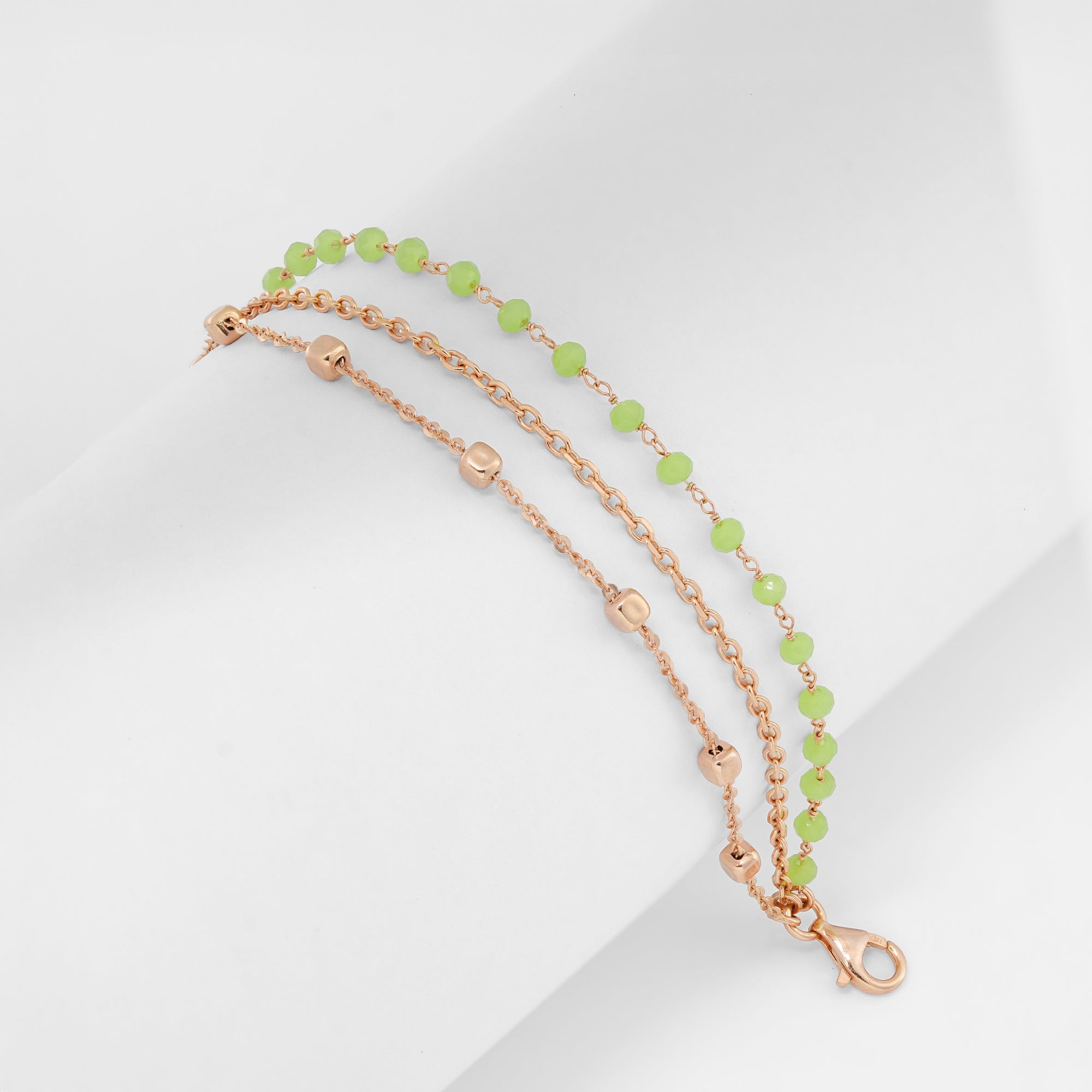 Bead Bloom Layered Bracelet