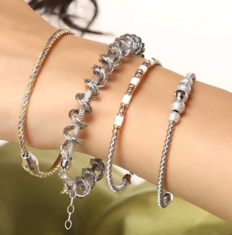 silver Italian bracelet