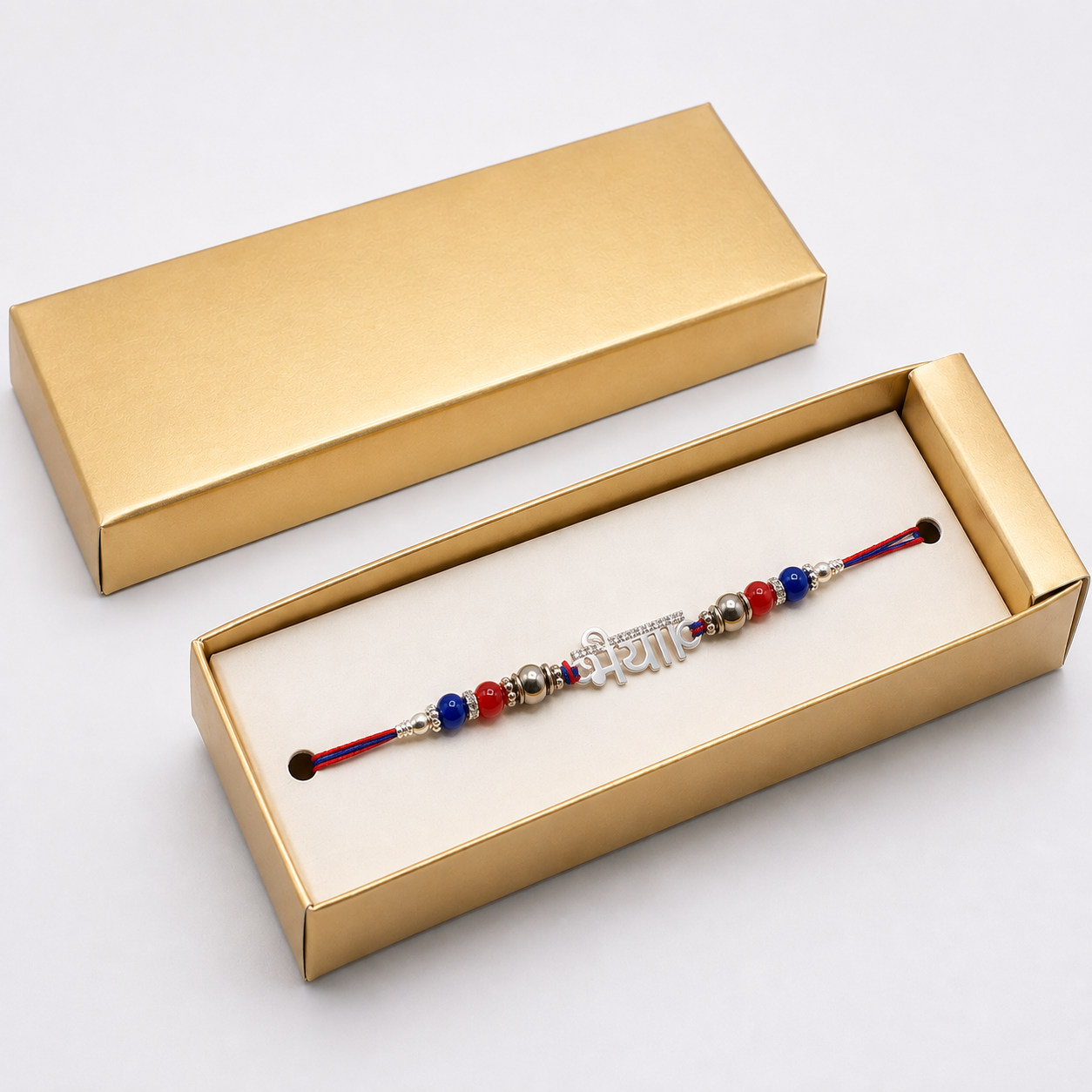Bhaiya Special Pure 925 Sterling Silver Rakhi