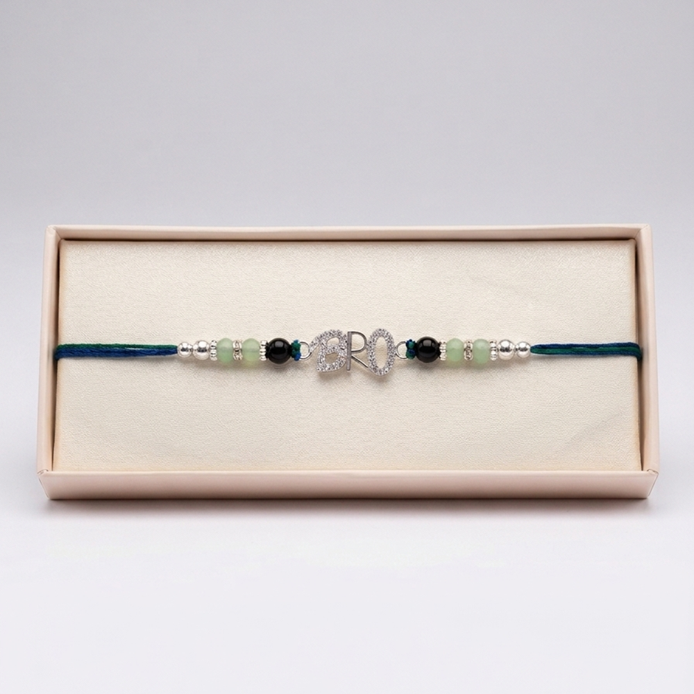 Bro Style Pure 925 Sterling Silver Rakhi