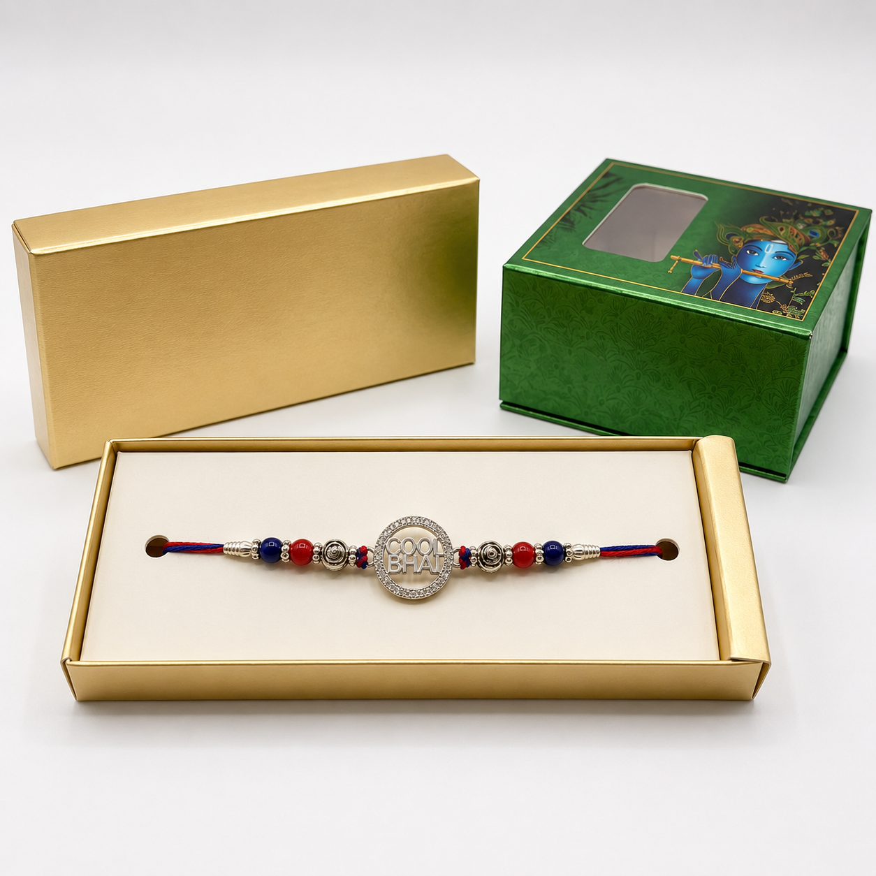 Cool Bhai Pure 925 Sterling Silver Rakhi