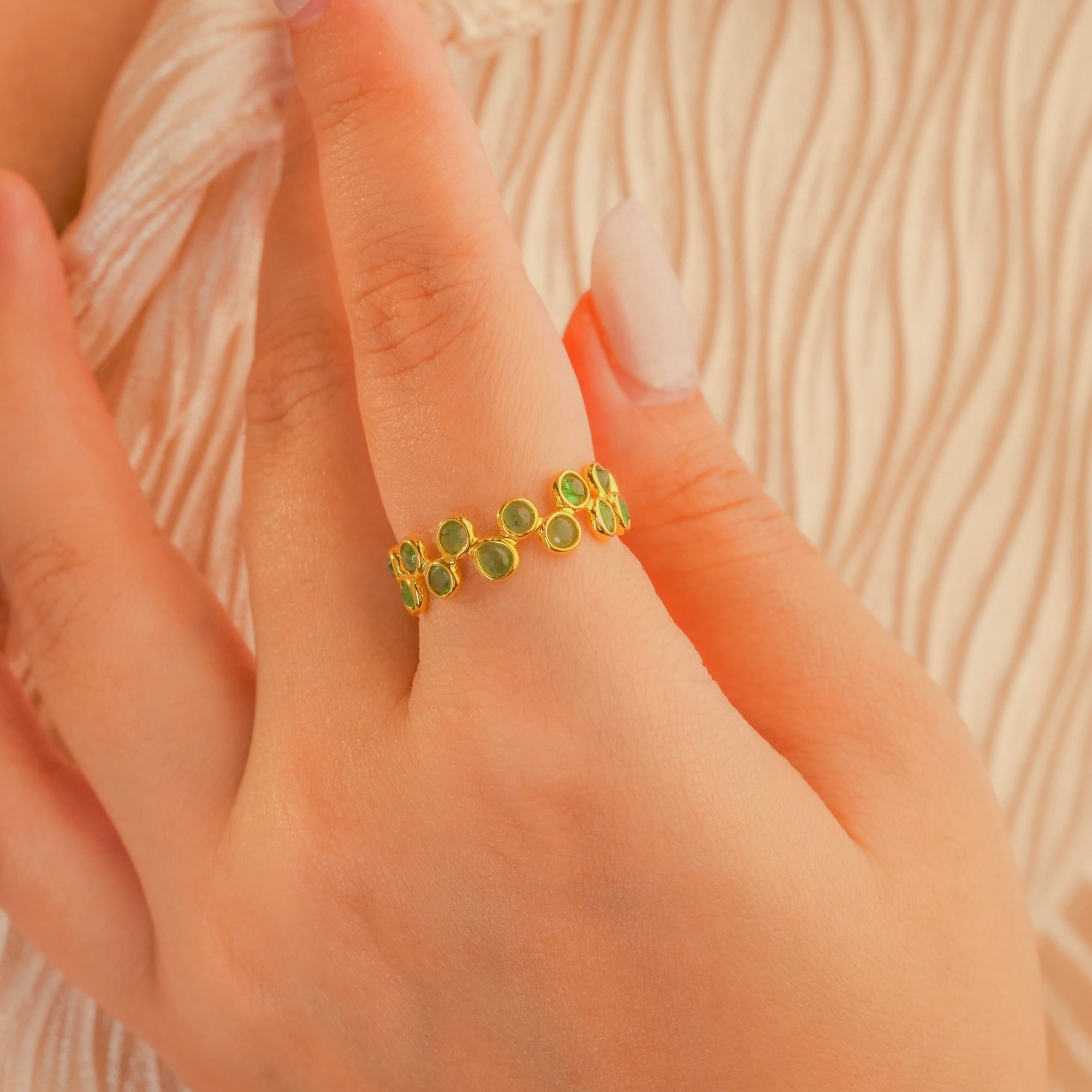 IHA Fine Jewellery Classic Emerald Eternity Ring shop


