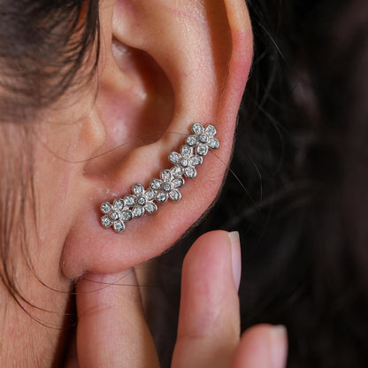 Floral Lace Ear Cuff