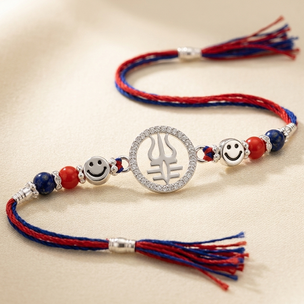 Mahadev Grace Pure 925 Sterling Silver Rakhi