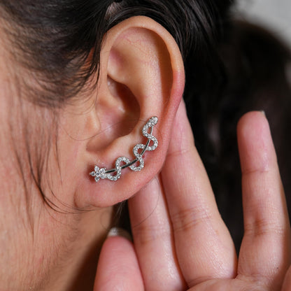 Starry Serpent Ear Cuff