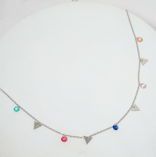 Triangle Charm Necklace