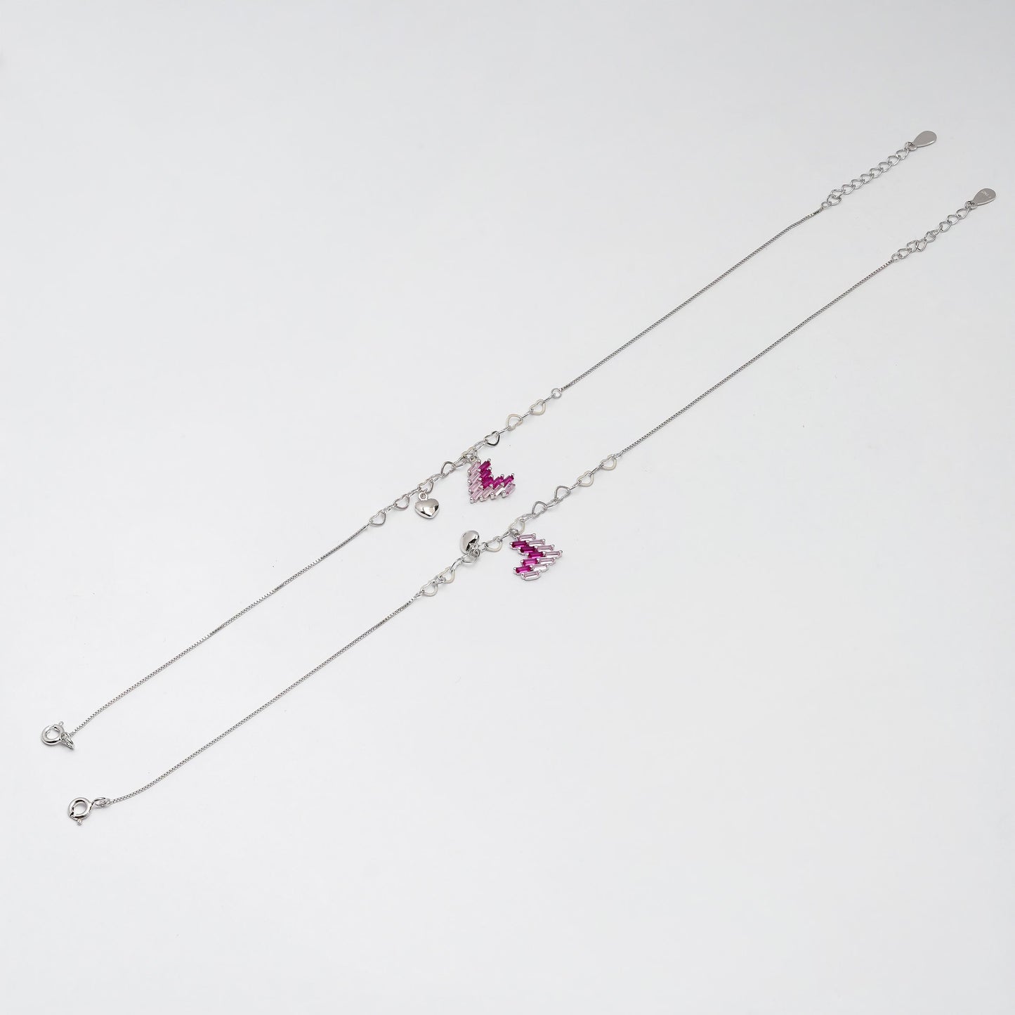 Heart Charm Anklet