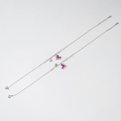 Heart Charm Anklet