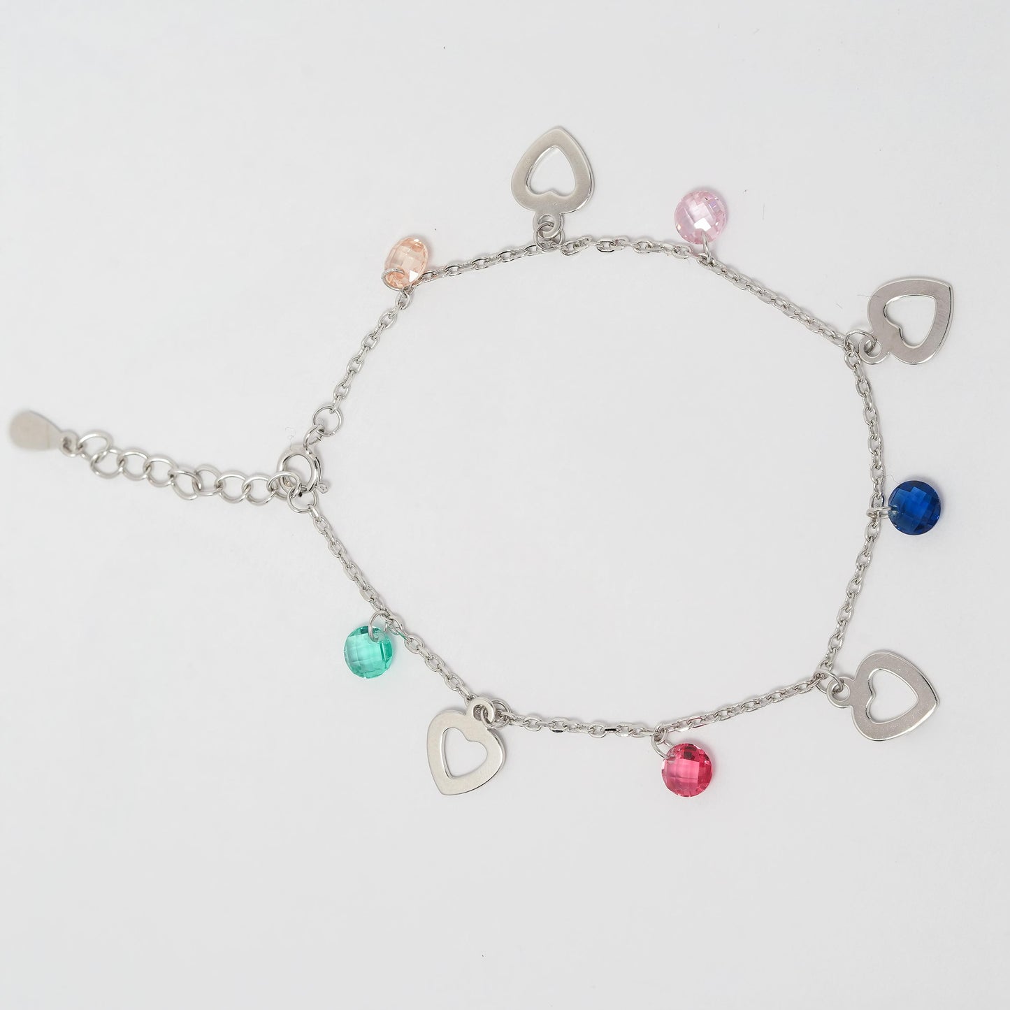 Heart Charm Bracelet