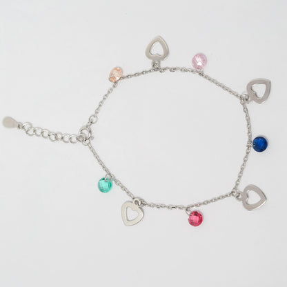 Heart Charm Bracelet