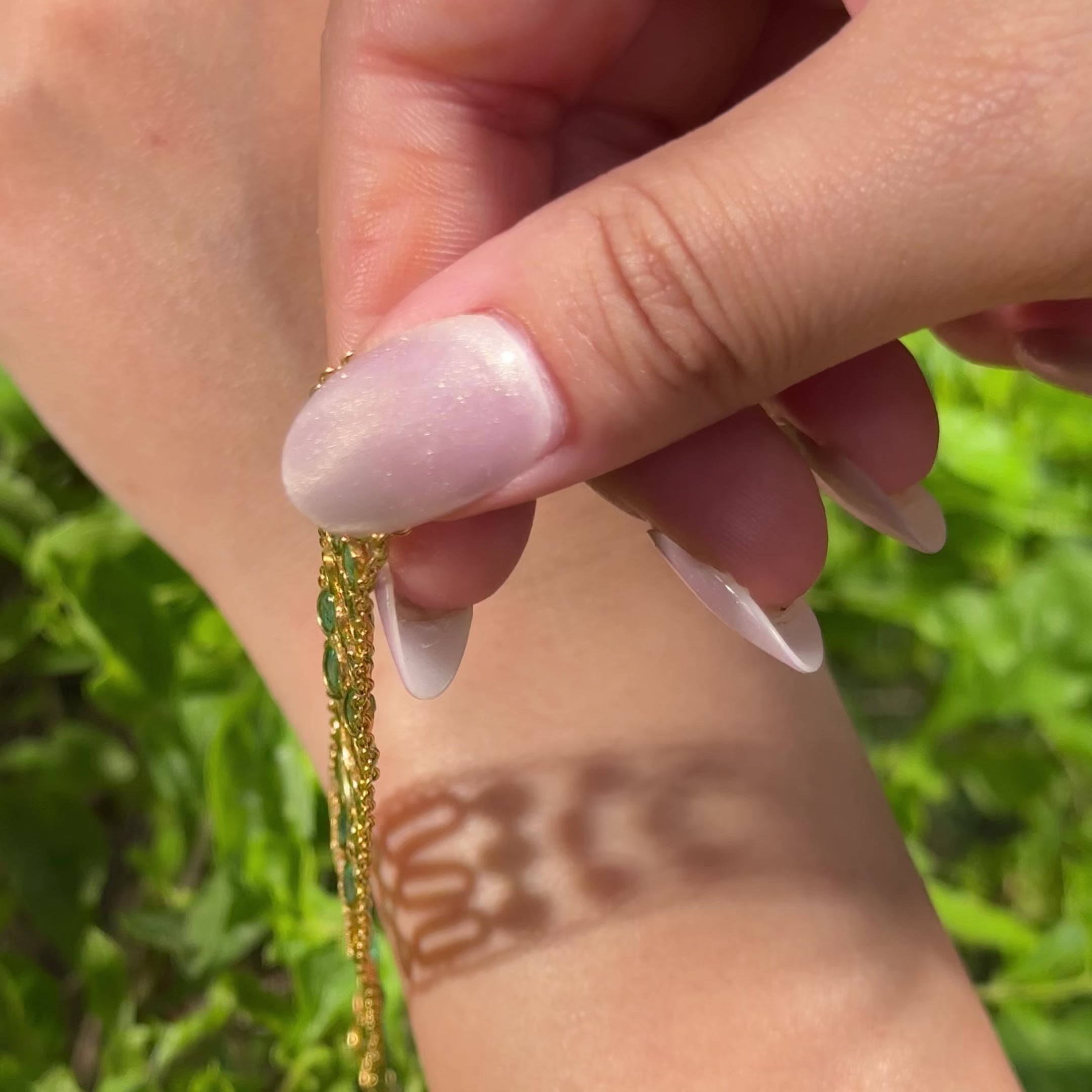 IHA Fine Jewellery Emerald Bracelet 925 Silver – Shop Online
